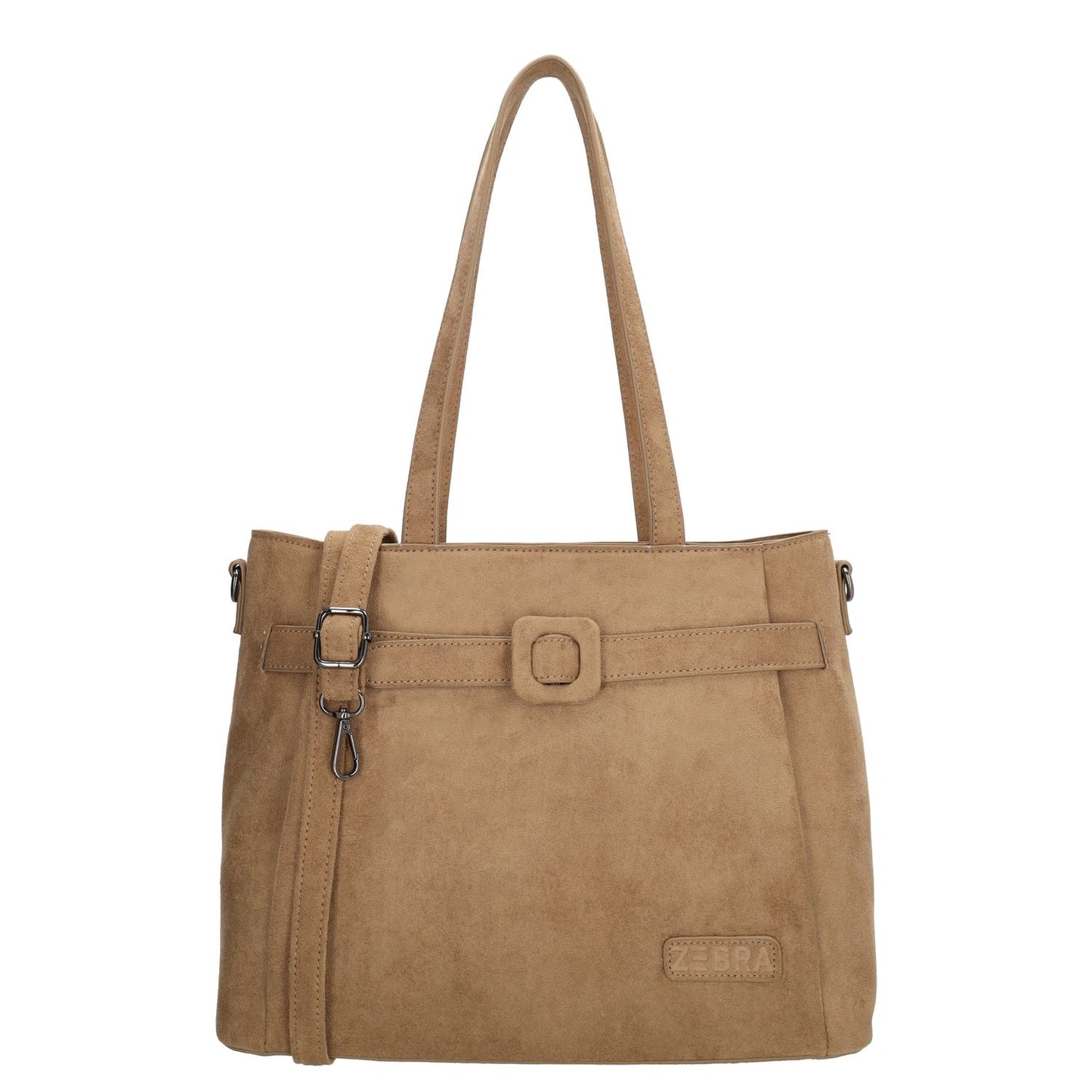 Zebra Trends Davina Shopper - afneembare schouderriem - taupe