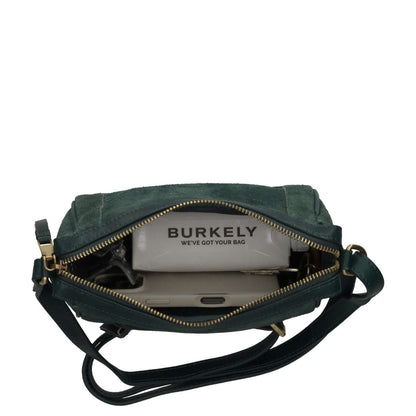 Burkely Sierra Crossbody Schoudertas dark green