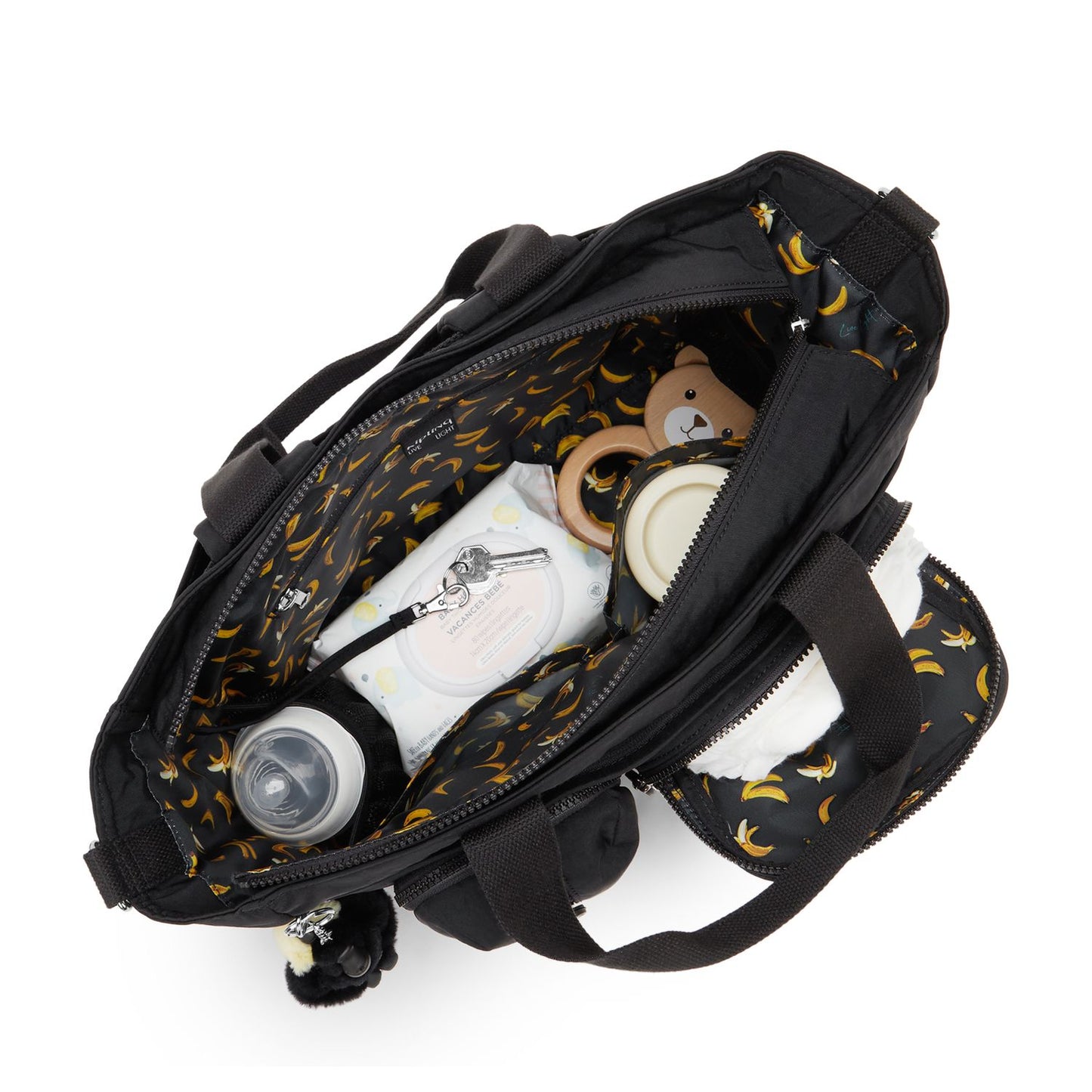 Kipling Babygear Luiertas - verschoningsmatje - tiny black noir