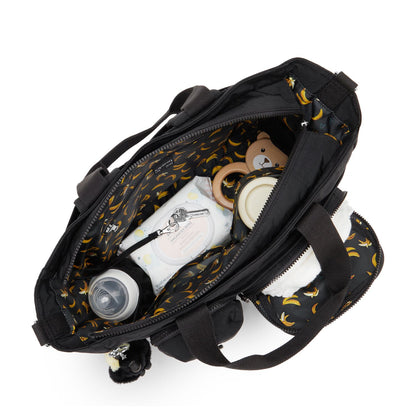 Kipling Babygear Luiertas - verschoningsmatje - tiny black noir