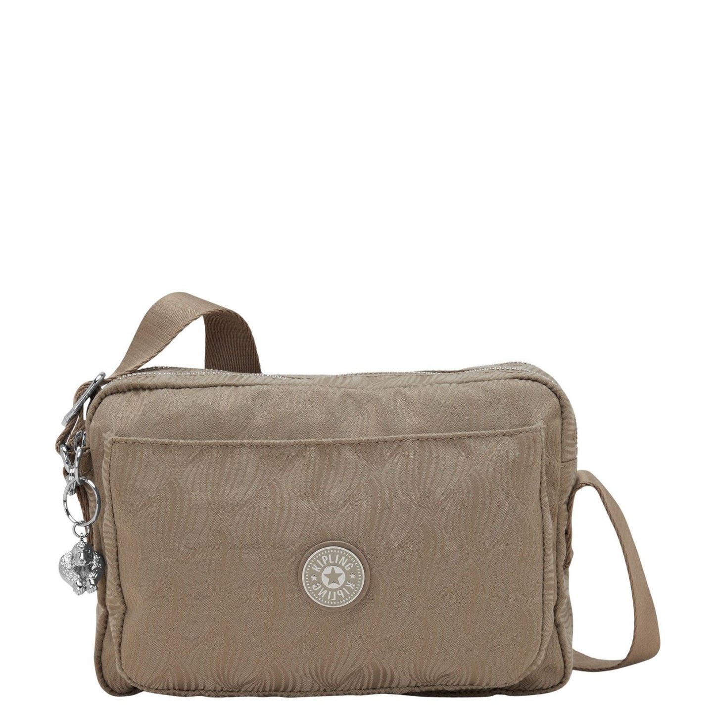 Kipling Abanu M Crossbody Schoudertas diamond wave jacquard