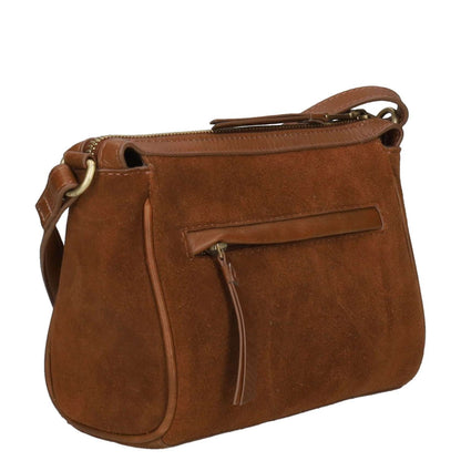 Burkely Sierra Crossbody Schoudertas cognac