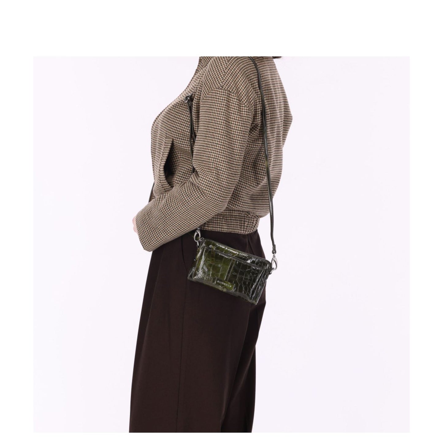Burkely Cool Colbie Mini Crossbody Schoudertas olive