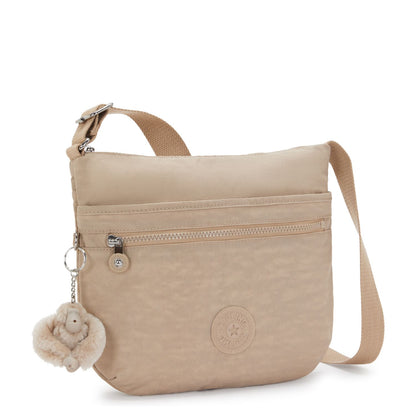 Kipling Arto Schoudertas tan beige
