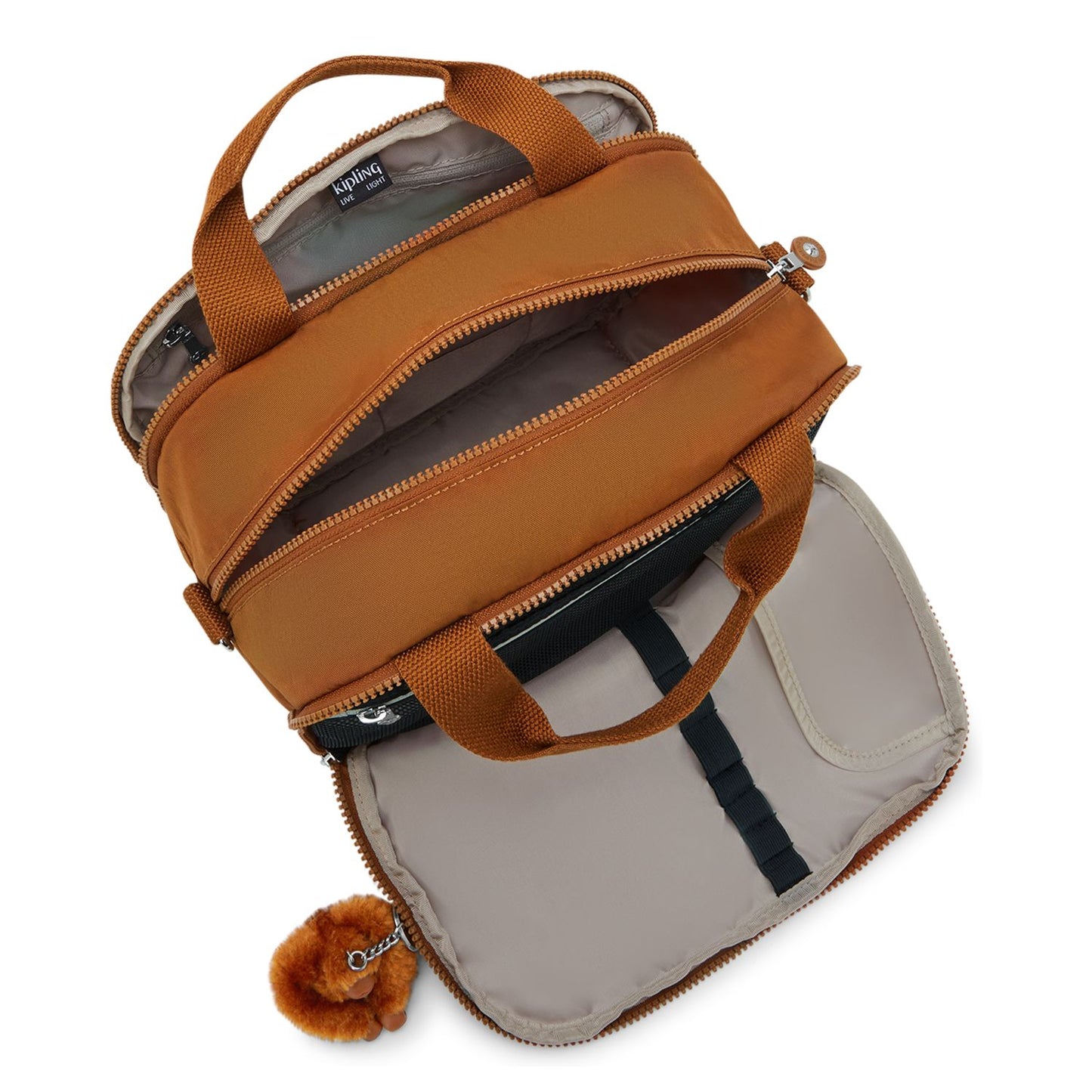 Kipling Beachpalm M Beautycase stylish mokka