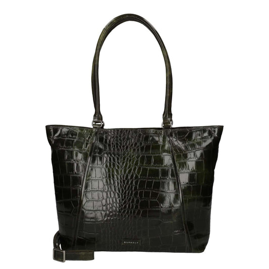 Burkely Cool Colbie Handtas - 15.6" laptopvak - afneembare schouderriem - olive