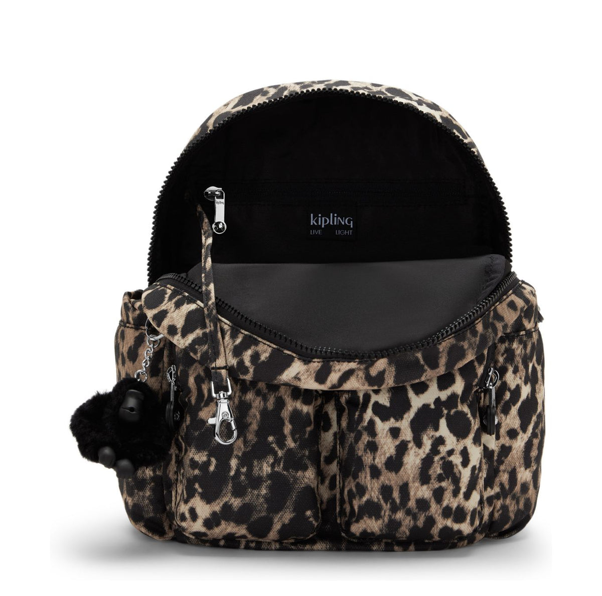 Kipling City Pocket Mini Crossbody Schoudertas wild leopard