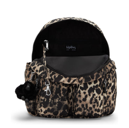 Kipling City Pocket Mini Crossbody Schoudertas wild leopard