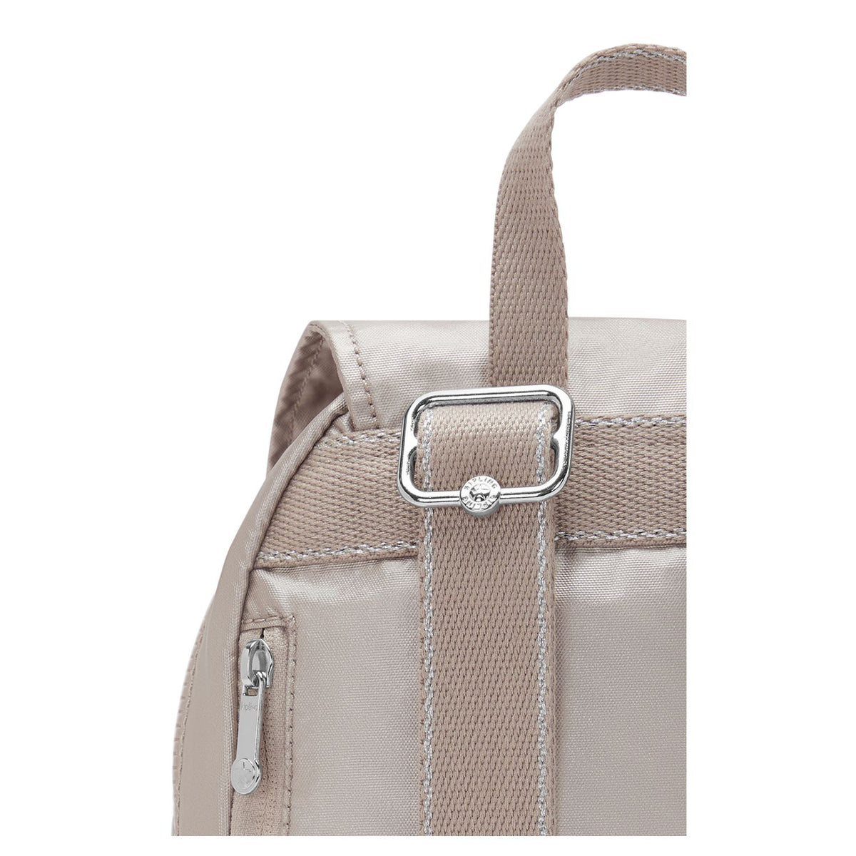 Kipling City Pocket Mini Crossbody Schoudertas metallic glow