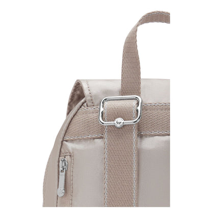 Kipling City Pocket Mini Crossbody Schoudertas metallic glow
