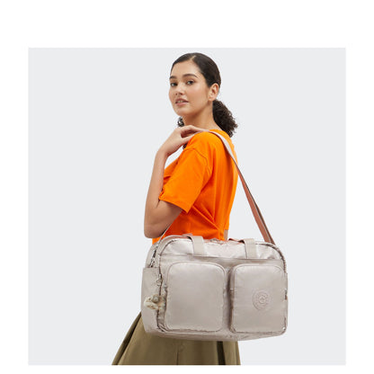 Kipling Defea XL Weekendtas 44 cm - 28 liter - 44x31.5x21 cm - metallic glow