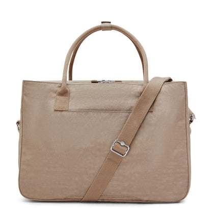 Kipling Superworker Laptopschoudertas - 15" laptopvak - tan beige