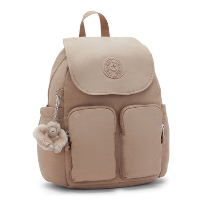 Kipling City Pocket Mini Rugzak tan beige