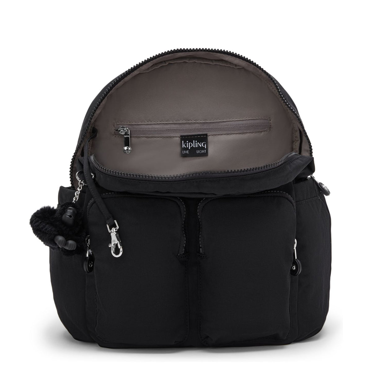 Kipling City Pocket S Rugzak black noir