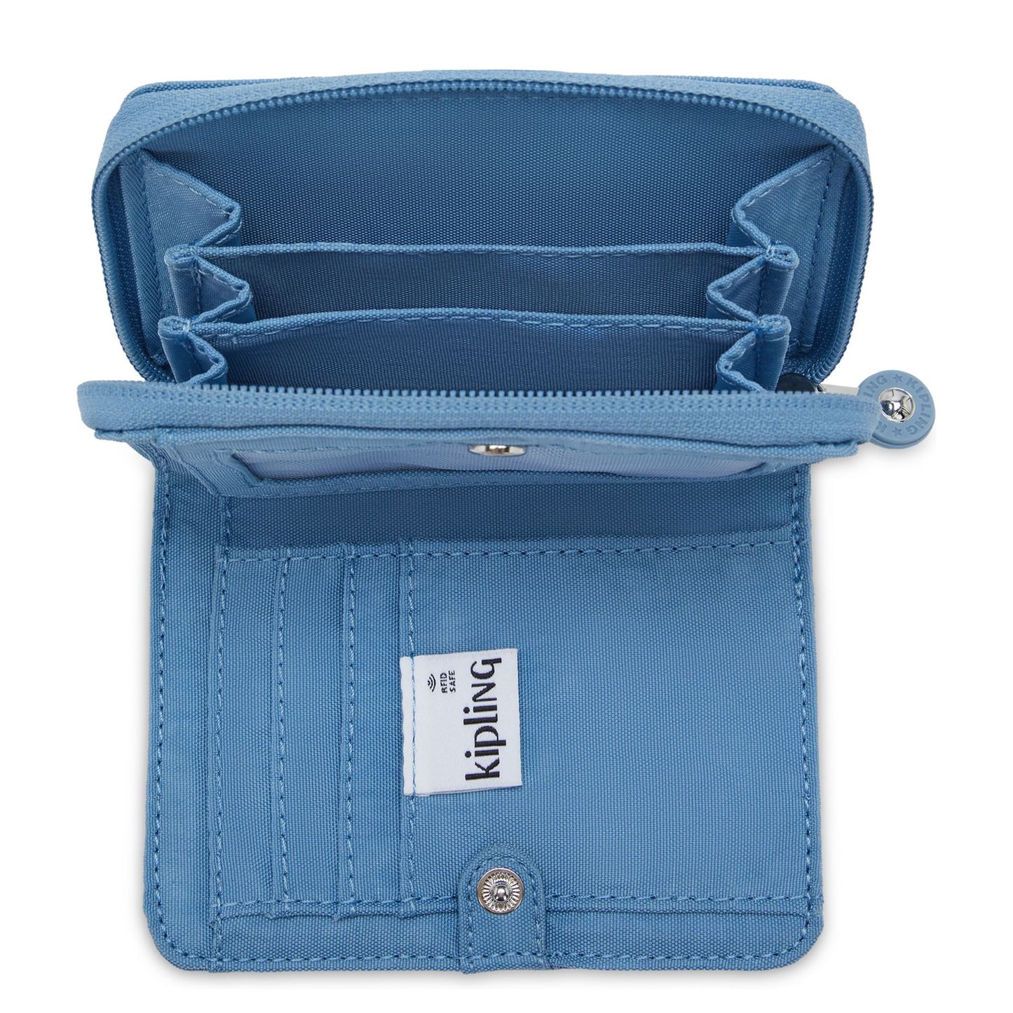 Kipling Money Love Portemonnee - 4 pasjes - vintage blue