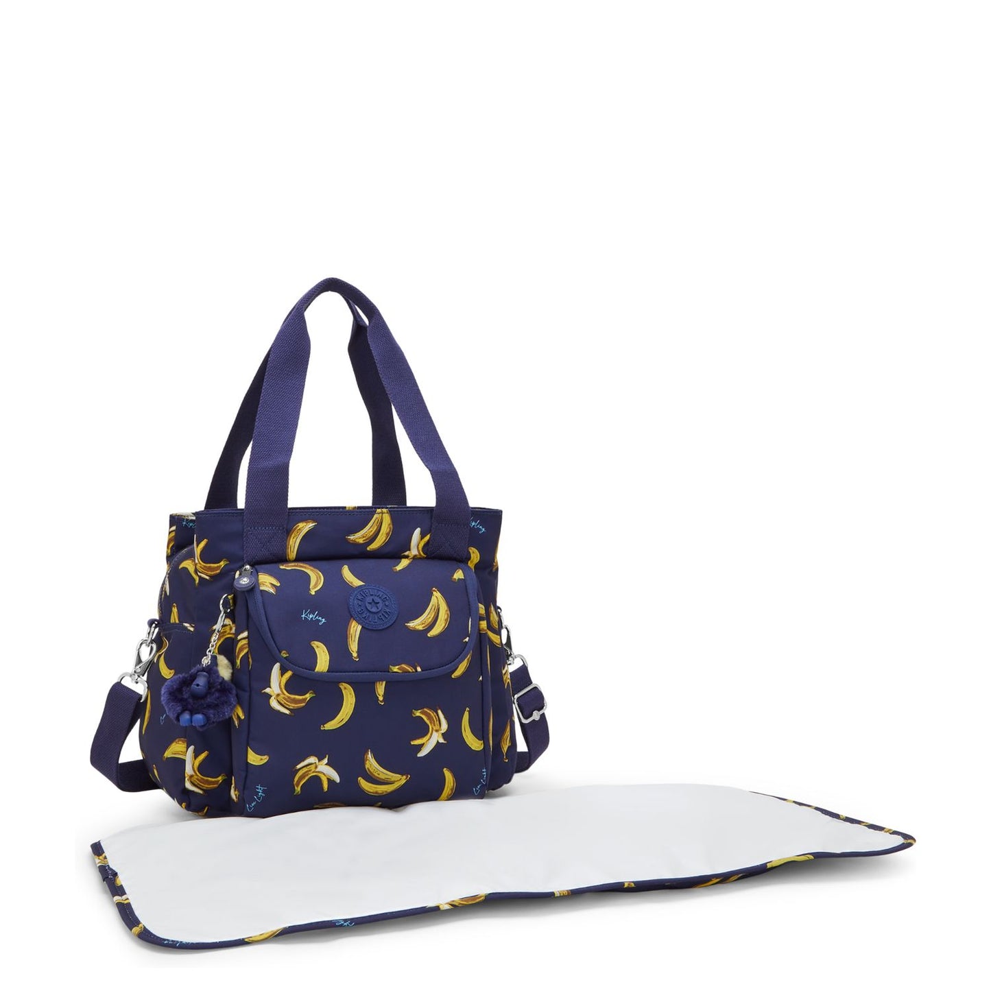 Kipling Nappisac Luiertas - verschoningsmatje - baby banana print