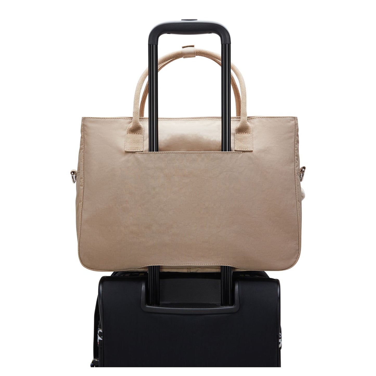 Kipling Superworker Laptopschoudertas - 15" laptopvak - tan beige