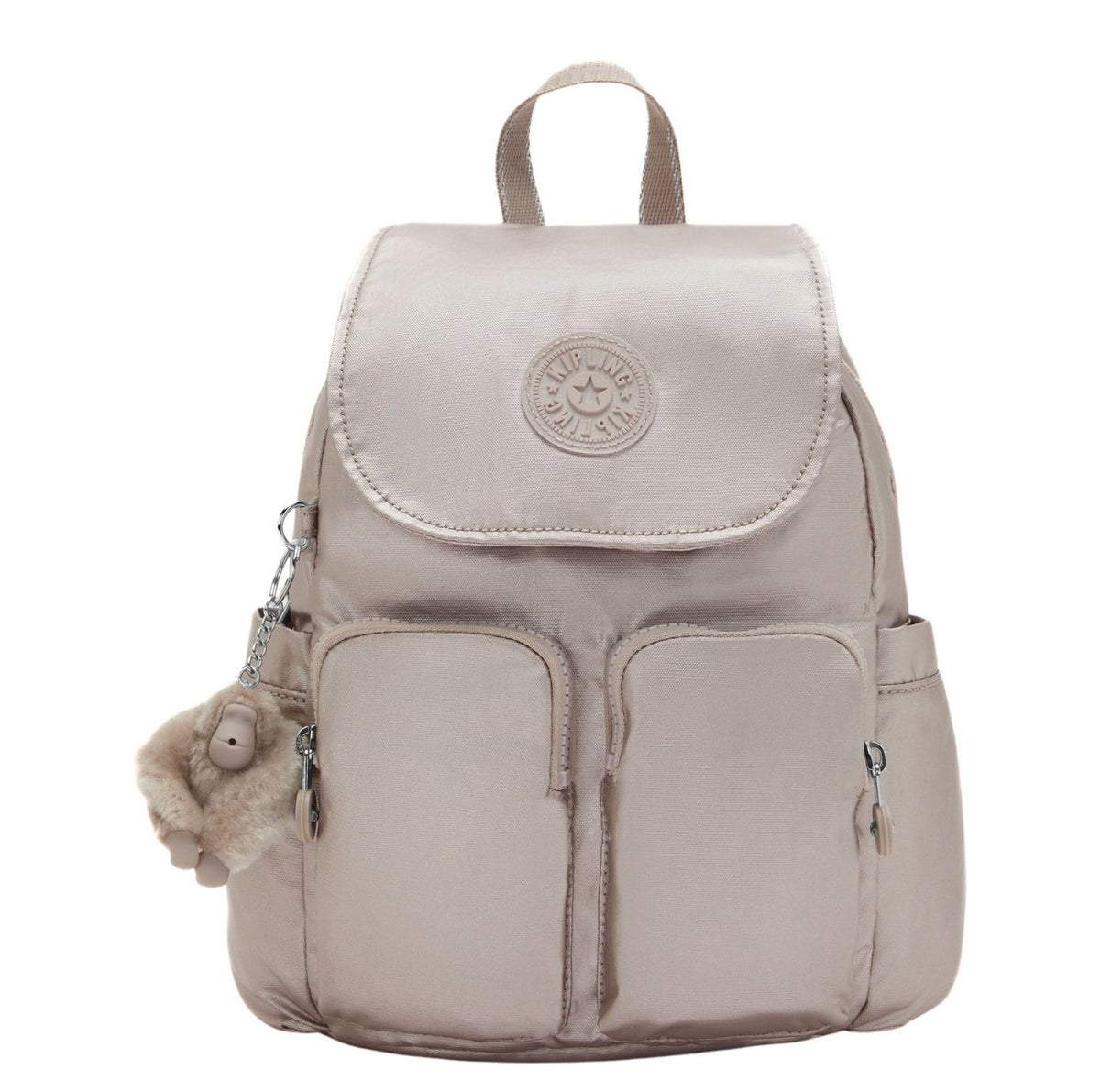 Kipling City Pocket Mini Crossbody Schoudertas metallic glow