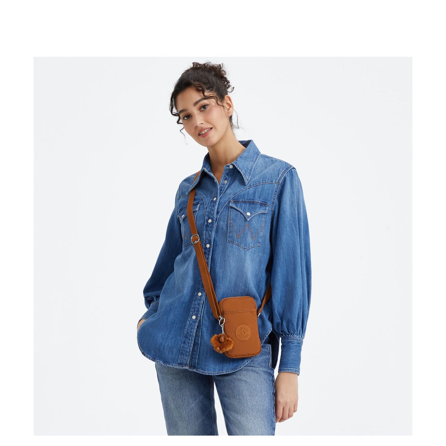 Kipling Tally Telefoontasje stylish mokka