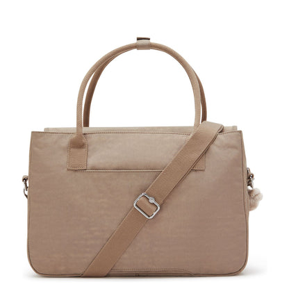 Kipling Superworker S Laptopschoudertas - 13" laptopvak - tan beige