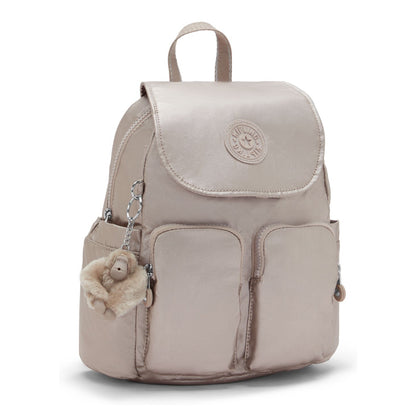 Kipling City Pocket Mini Crossbody Schoudertas metallic glow