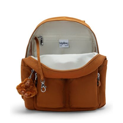 Kipling City Pocket Mini Rugzak stylish mokka