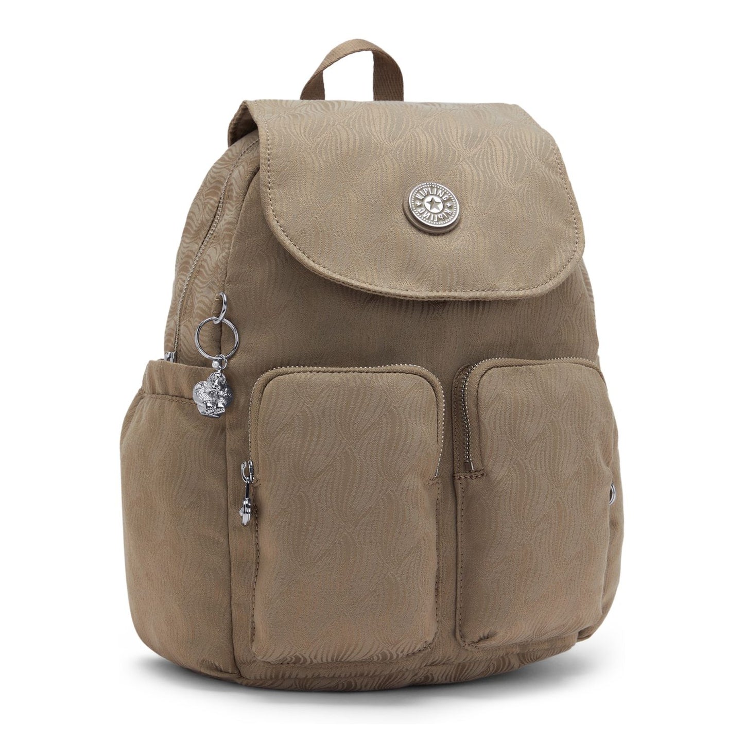 Kipling City Pocket S Rugzak diamond wave jacquard