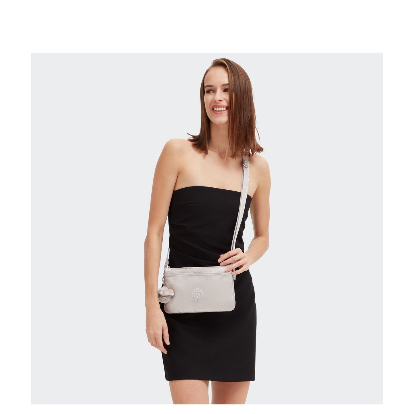Kipling Riri Crossbody Schoudertas metallic glow