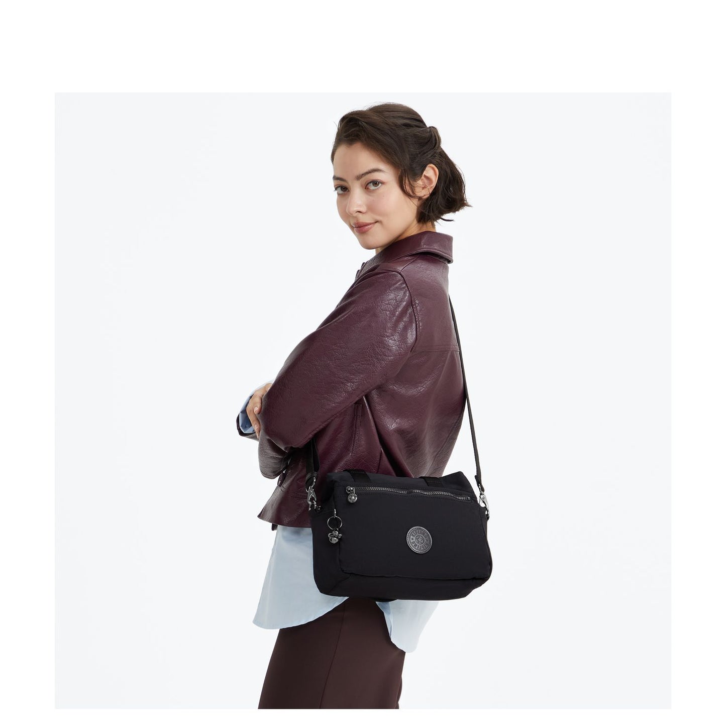 Kipling Elysiana Schoudertas infinite black