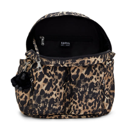 Kipling City Pocket S Rugzak wild leopard