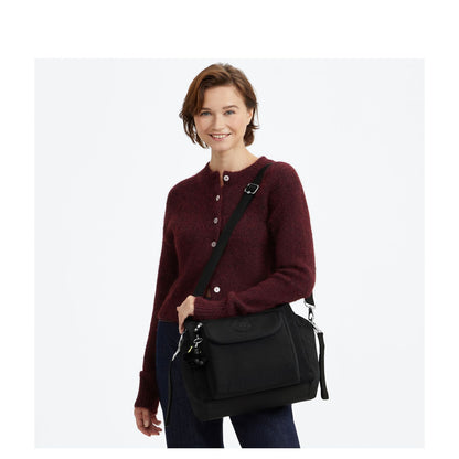 Kipling Nappisac Luiertas - verschoningsmatje - tiny black noir