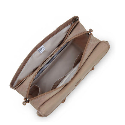 Kipling Superworker Laptopschoudertas - 15" laptopvak - tan beige