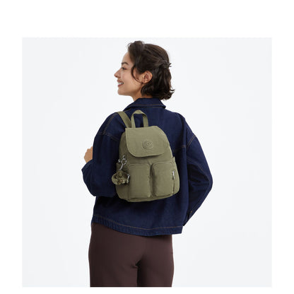 Kipling City Pocket Mini Rugzak almost sage