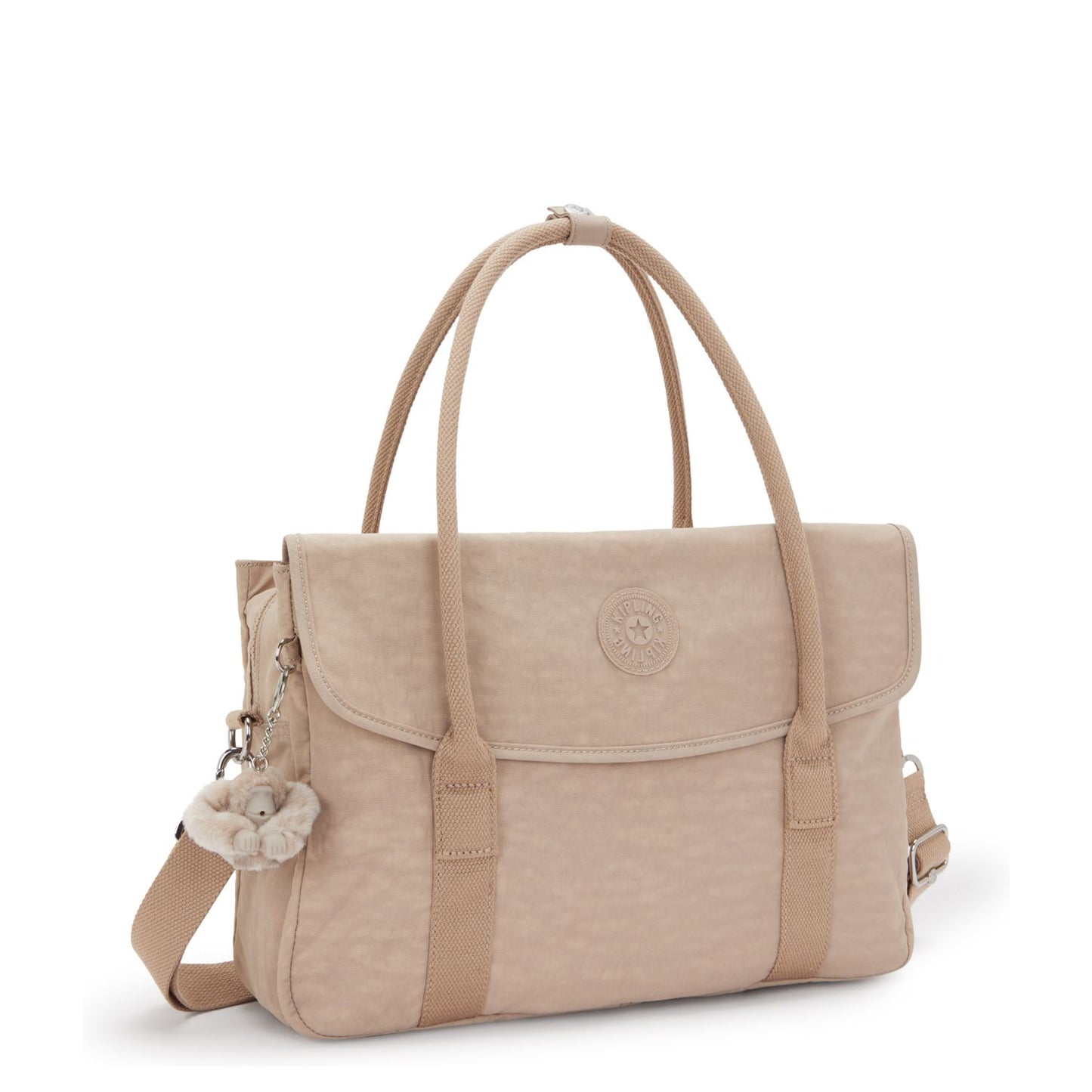 Kipling Superworker S Laptopschoudertas - 13" laptopvak - tan beige