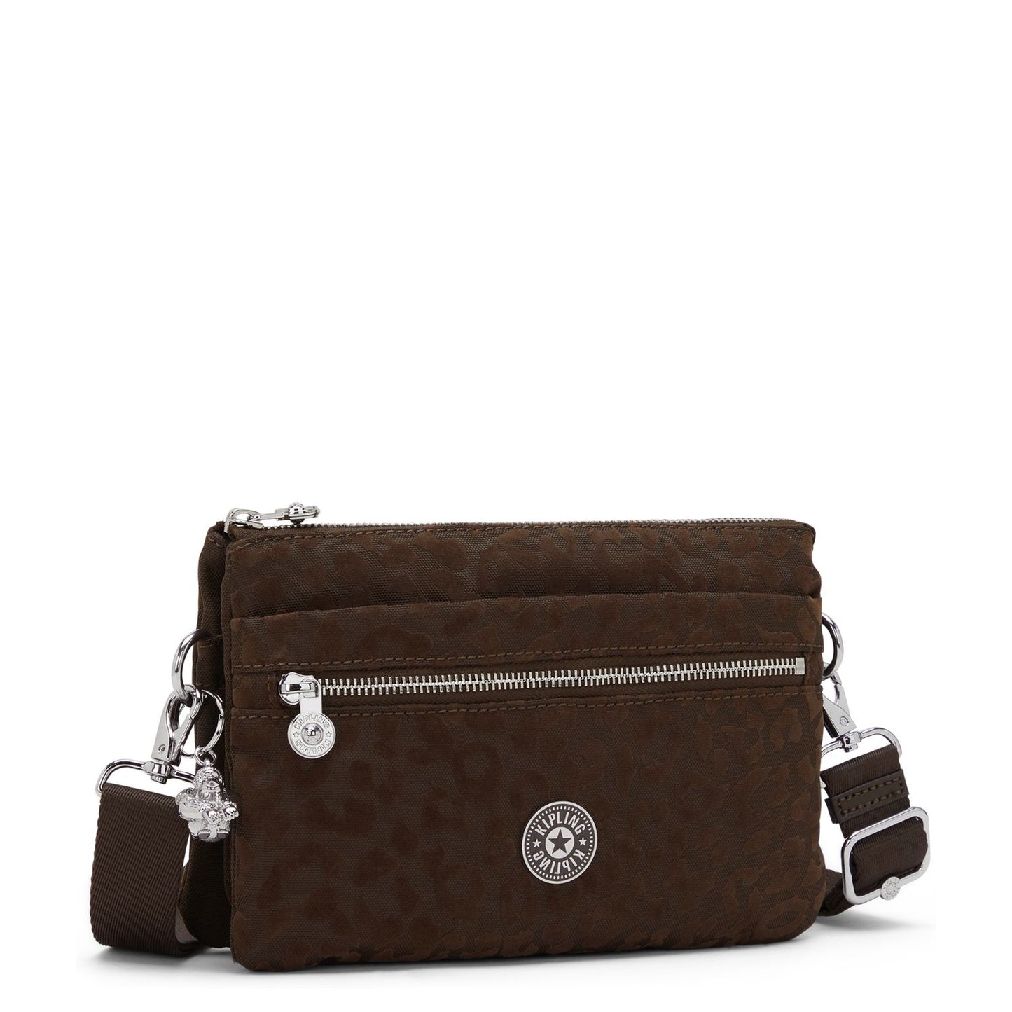 Kipling Riri Crossbody Schoudertas soft leopard blue