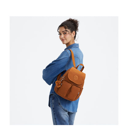 Kipling City Pocket Mini Rugzak stylish mokka
