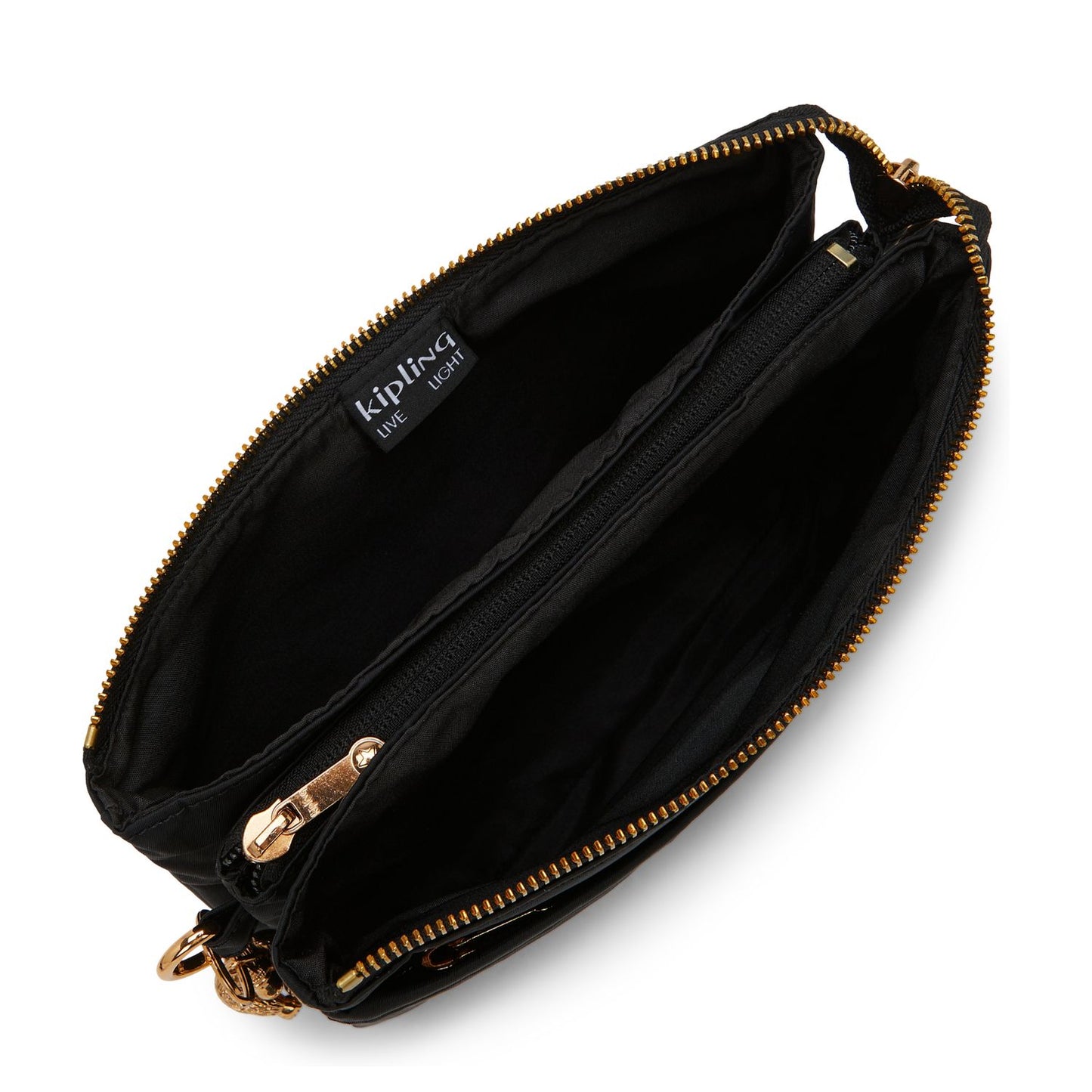 Kipling Riri Crossbody Schoudertas blush gold black