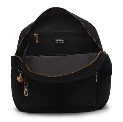 Kipling City Pocket S Rugzak blush gold black