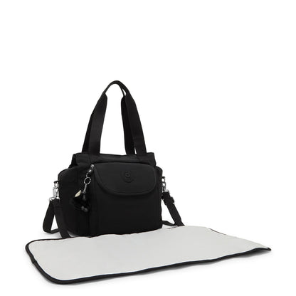 Kipling Nappisac Luiertas - verschoningsmatje - tiny black noir