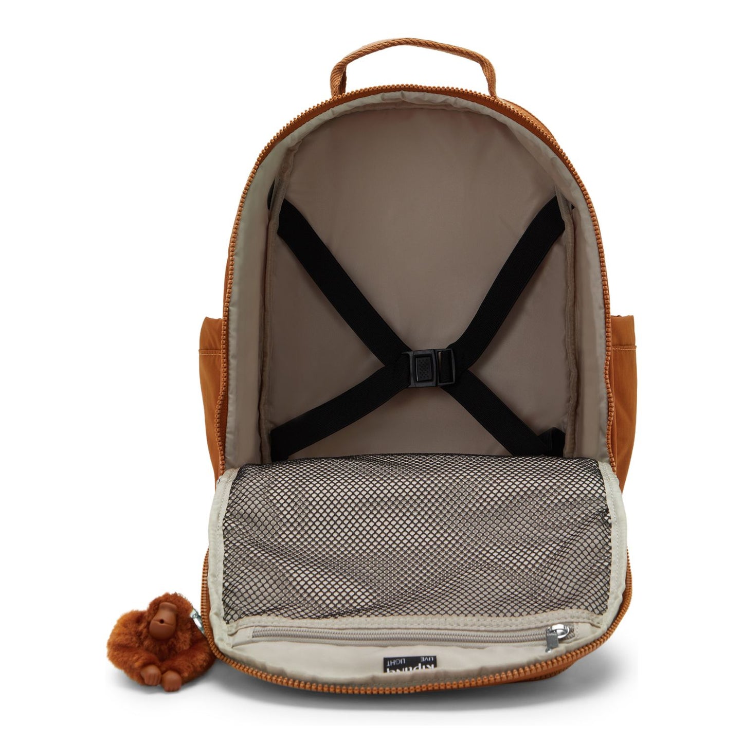 Kipling Seoul Cabin Rugzak - 22 liter - stylish mokka