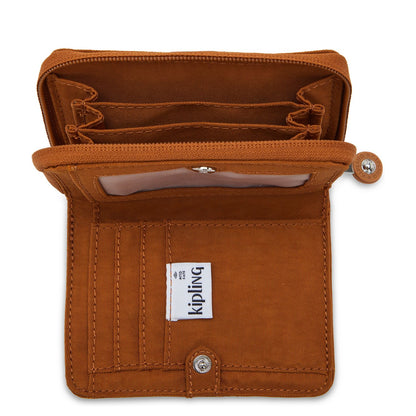 Kipling Money Love Portemonnee - 4 pasjes - stylish mokka