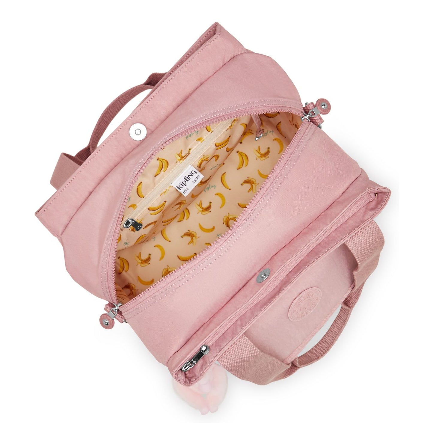 Kipling Nappisac Luiertas - verschoningsmatje - tiny smoky blush