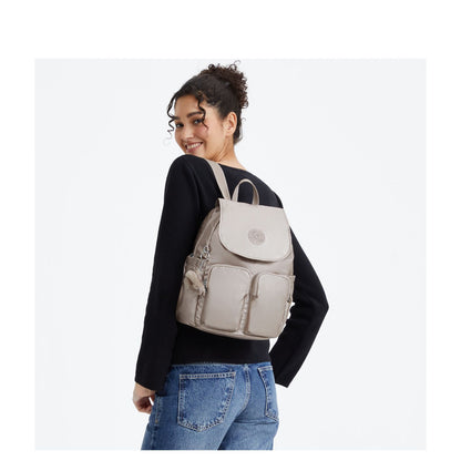 Kipling City Pocket S Rugzak metallic glow