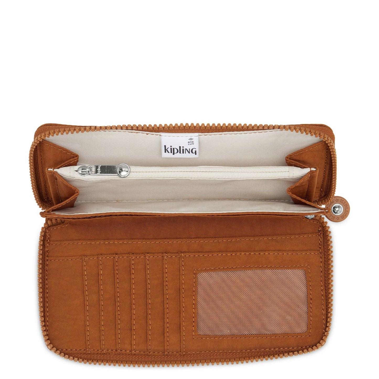 Kipling Money World - 12 pasjes - stylish mokka