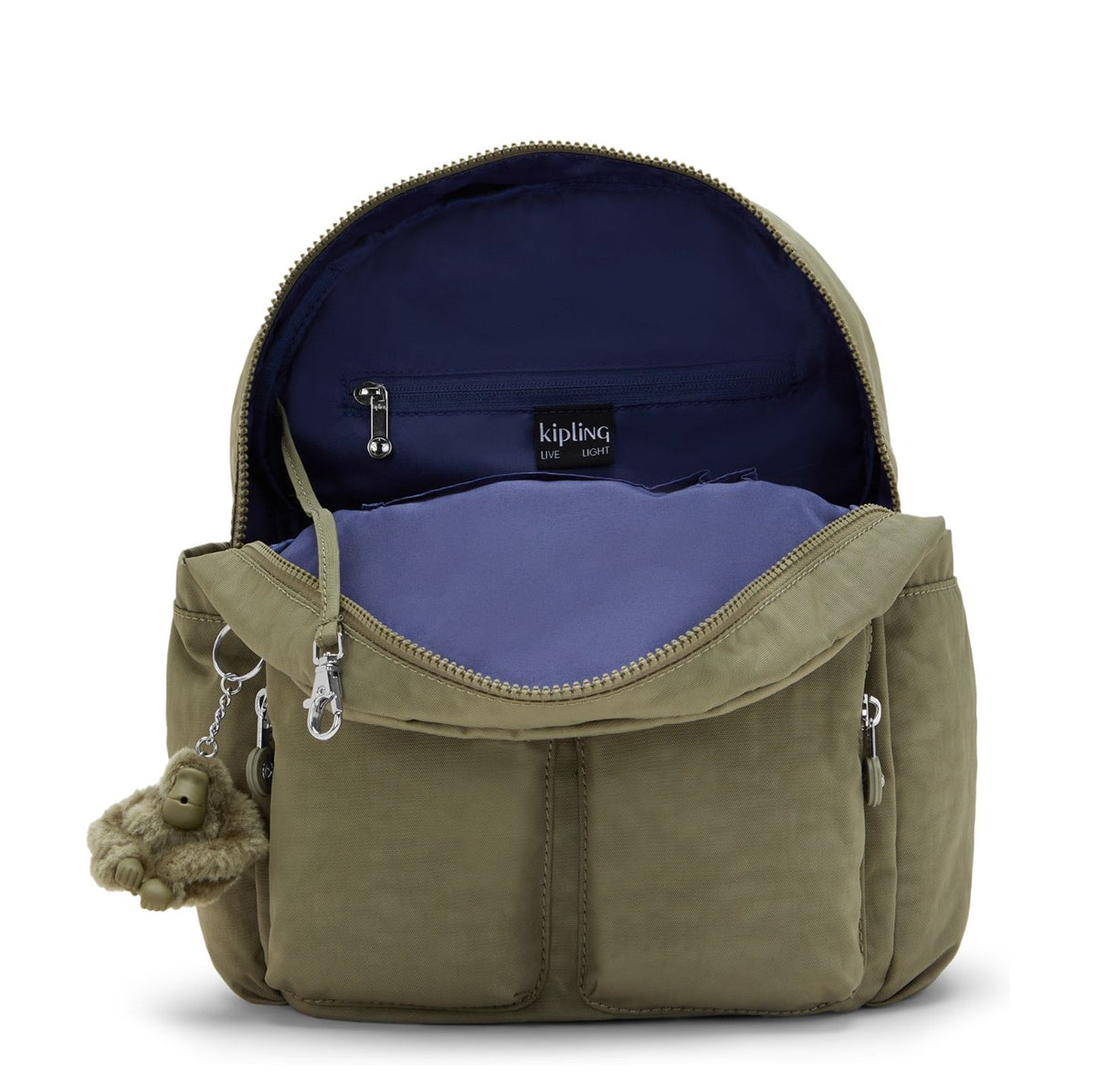 Kipling City Pocket S Rugzak almost sage