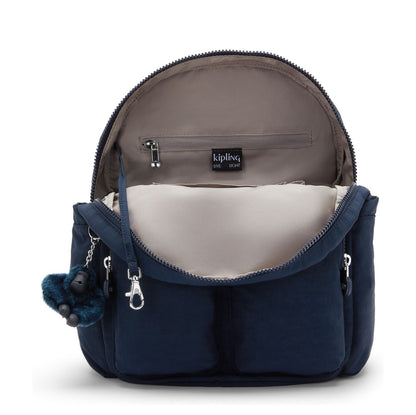 Kipling City Pocket S Rugzak blue bleu 2