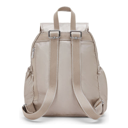 Kipling City Pocket S Rugzak metallic glow