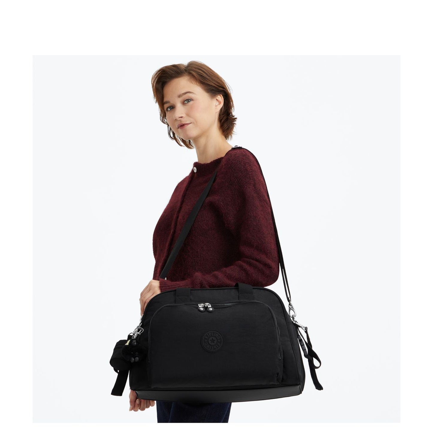 Kipling Camama Luiertas - verschoningsmatje - tiny black noir