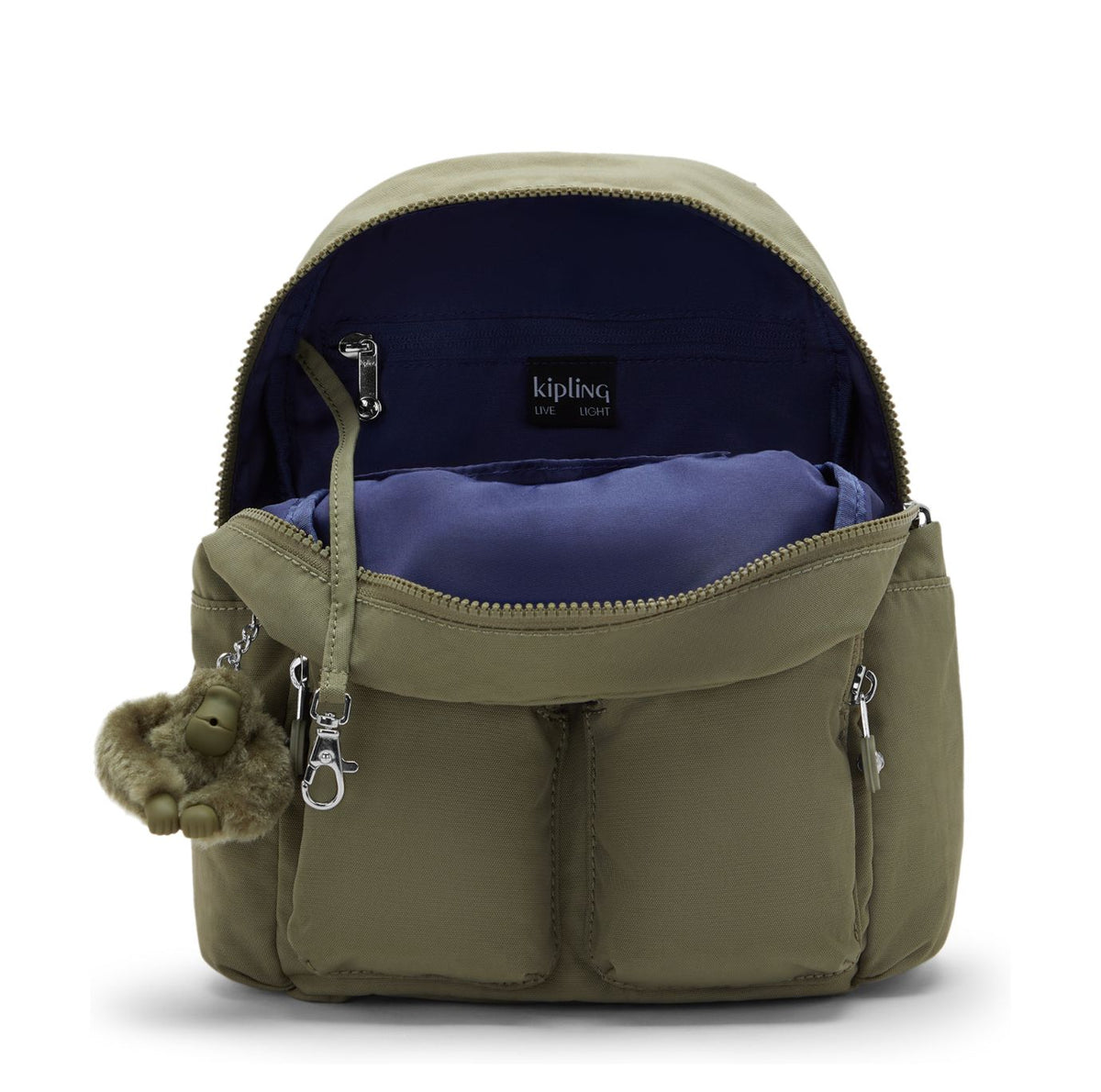 Kipling City Pocket Mini Rugzak almost sage