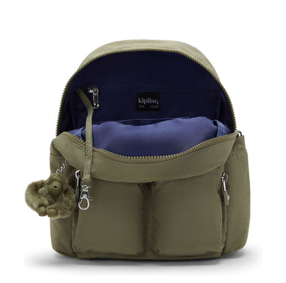 Kipling City Pocket Mini Rugzak almost sage
